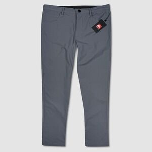 Quiksilver Stretch Tech Woven Slim Fit Pants - NWT Mens 38 x 32 Grey  #49238-H10